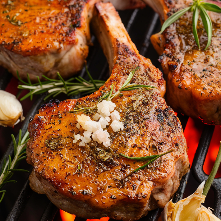 Enjoy the ultimate summer BBQ with these juicy herb-rubbed pork chops! π The herb rub is customizable with herbs from your garden or pantry, bringing a fresh, flavorful twist to your grill. πΏπ Gather your friends and family for a mouthwatering feast! #GrillMaster #SummerVibes