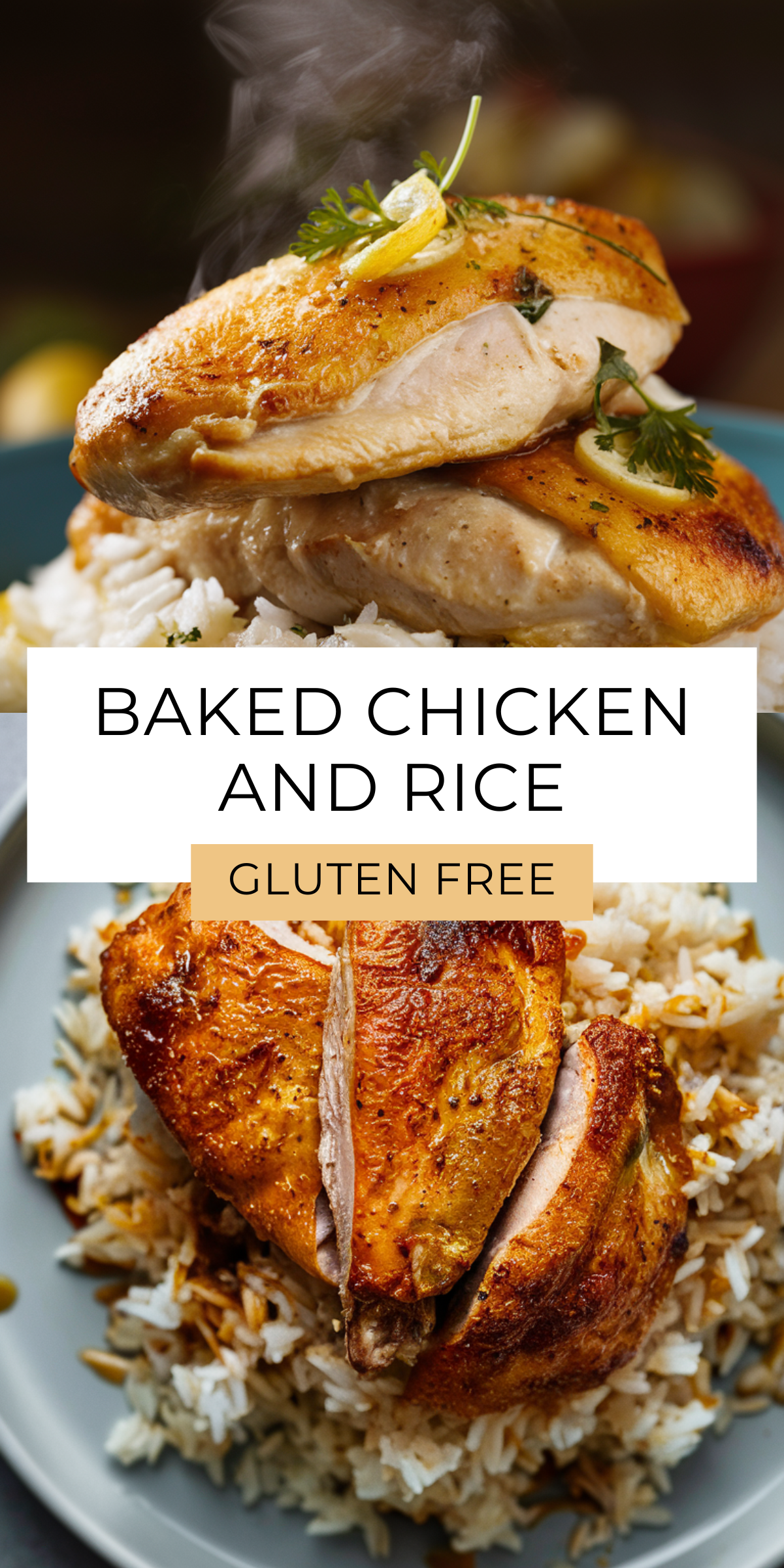 Enjoy a comforting and hearty meal with our Classic Baked Chicken & Rice Casserole! Tender chicken, fluffy rice, and flavorful seasonings come together in this easy and delicious dish. Perfect for family dinners or meal prep. 😋 #ComfortFood #ChickenCasserole