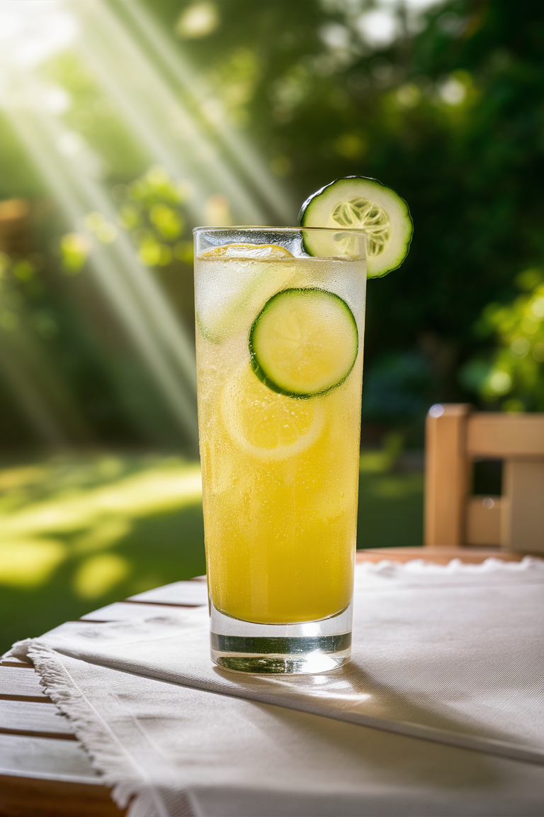 Cool off with a spicy twist! Our Jalapeno Cucumber Lemonade combines refreshing cucumber and zesty lemon with a hint of jalapeno heat. Perfect for hot summer days or a unique party drink. Sip and enjoy the perfect balance of cool and spicy! 🌞 #RefreshingDrinks #SummerVibes