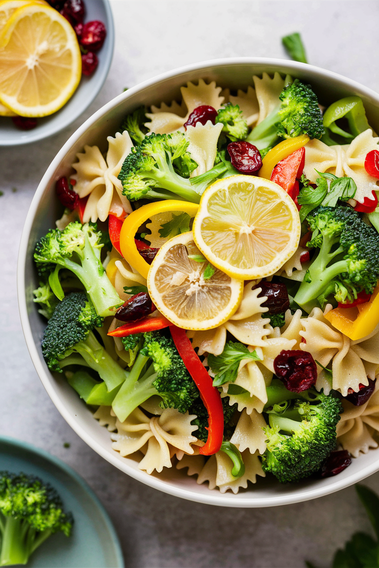 Add a burst of flavor to your summer gatherings with this Gluten-Free Broccoli & Bow-Tie Pasta Salad! The secret ingredient? Salt-cured lemons for a zesty surprise. Make it ahead and chill β it's a party favorite! πππ