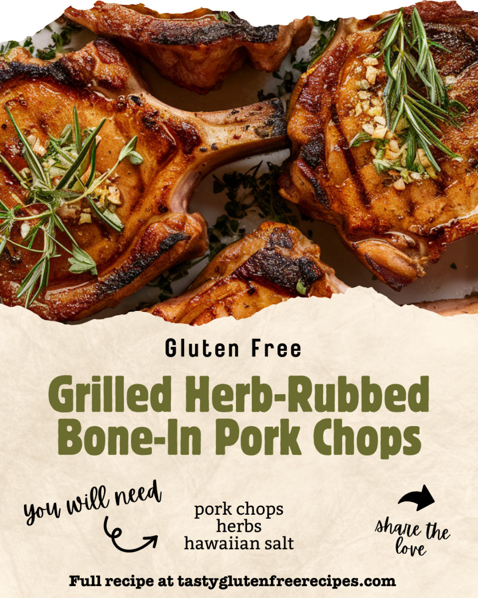Elevate your summer cookouts with these grilled herb-rubbed bone-in pork chops! π The versatile herb rub can be made with whatever herbs you have on hand, fresh from your garden or pantry. π Perfect for adding a burst of flavor to your BBQ nights! #SummerGrilling #BBQLove