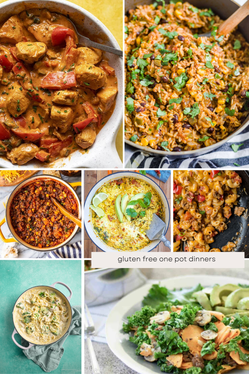 Make dinner simple and delicious with these gluten-free one-pot wonders! 🍲✨ Enjoy recipes like Ground Beef Skillet, Chicken Alfredo Pasta, and Black Bean & Quinoa Veggie Chili. Easy, tasty, and perfect for any night! 🌟 #GlutenFreeRecipes #OnePotMeals #EasyDinners