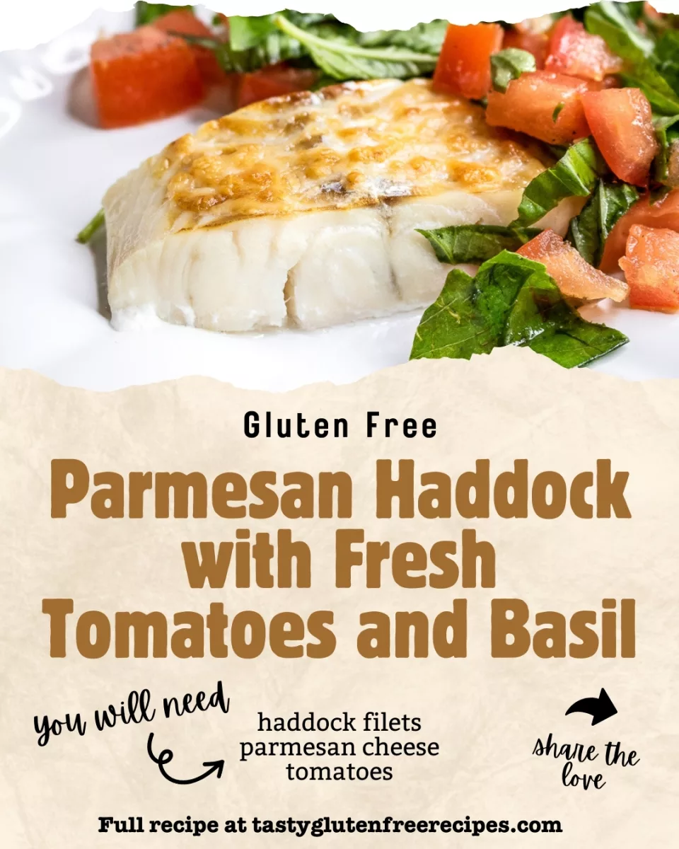 Discover the deliciousness of Parmesan haddock paired with ripe tomatoes and basil. This simple yet savory recipe will become a family favorite in no time! #RecipeOfTheDay #SeafoodDelight #HealthyRecipes