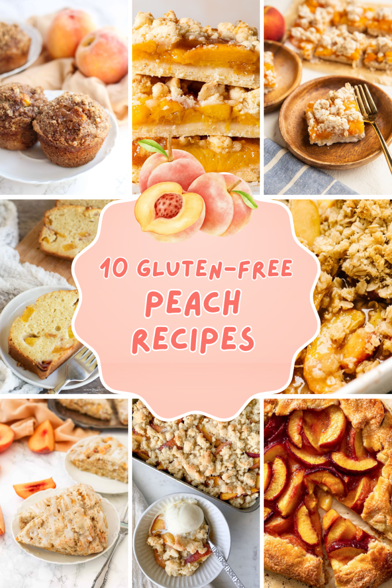 Savor the sweetness of summer with these 10 gluten-free peach recipes! 🍑💖 From Peach Almond Cake to Gluten-Free Peach Crumble Bars and the stunning Peach Upside Down Cake, these treats are perfect for any occasion. Gluten-free baking has never been so delicious! 🍑🎂 #GlutenFreeBaking #PeachLovers #SummerTreats