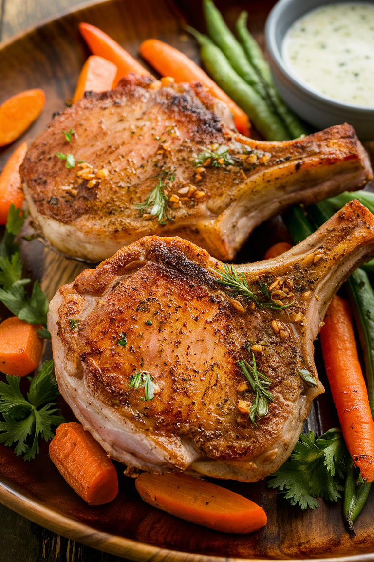 Skip the store-bought seasoning and make your own ranch rub! This easy recipe is perfect for roasted pork chops and can be customized to your taste. Plus, it stores for months! Great on meats, in salad dressings, or as a veggie dip. 🌱✨ #HomemadeSeasoning #HealthyCooking