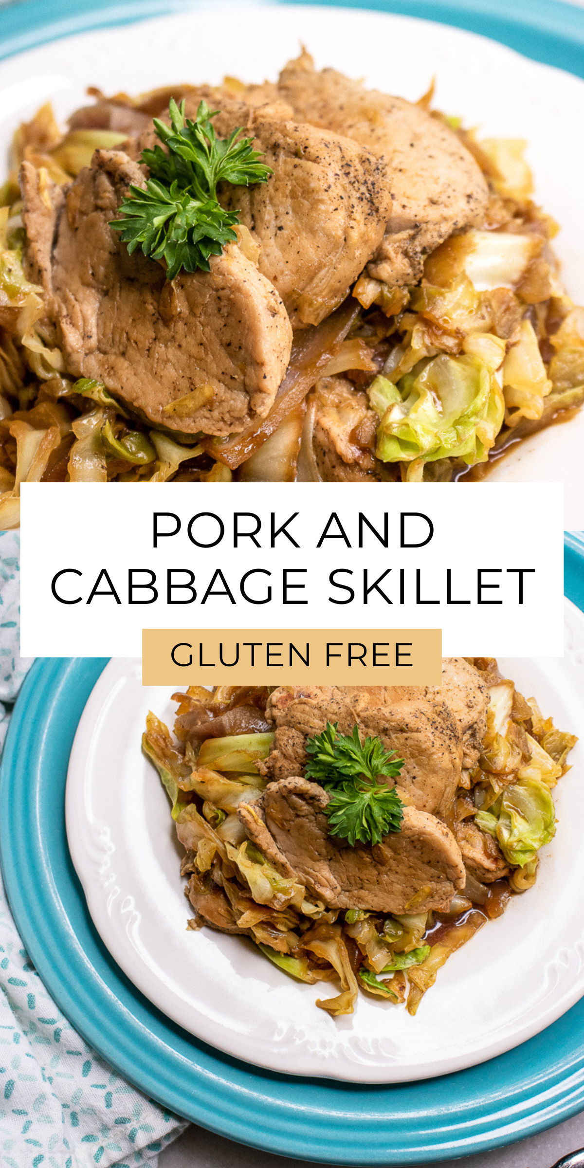 Enjoy a nutritious and flavorful dinner with our Easy Pork and Cabbage Skillet! This simple dish combines succulent pork with crisp cabbage, all cooked in one skillet for a hassle-free meal. Ideal for family dinners or meal prepping. 🌟 #QuickDinner #HealthyEats