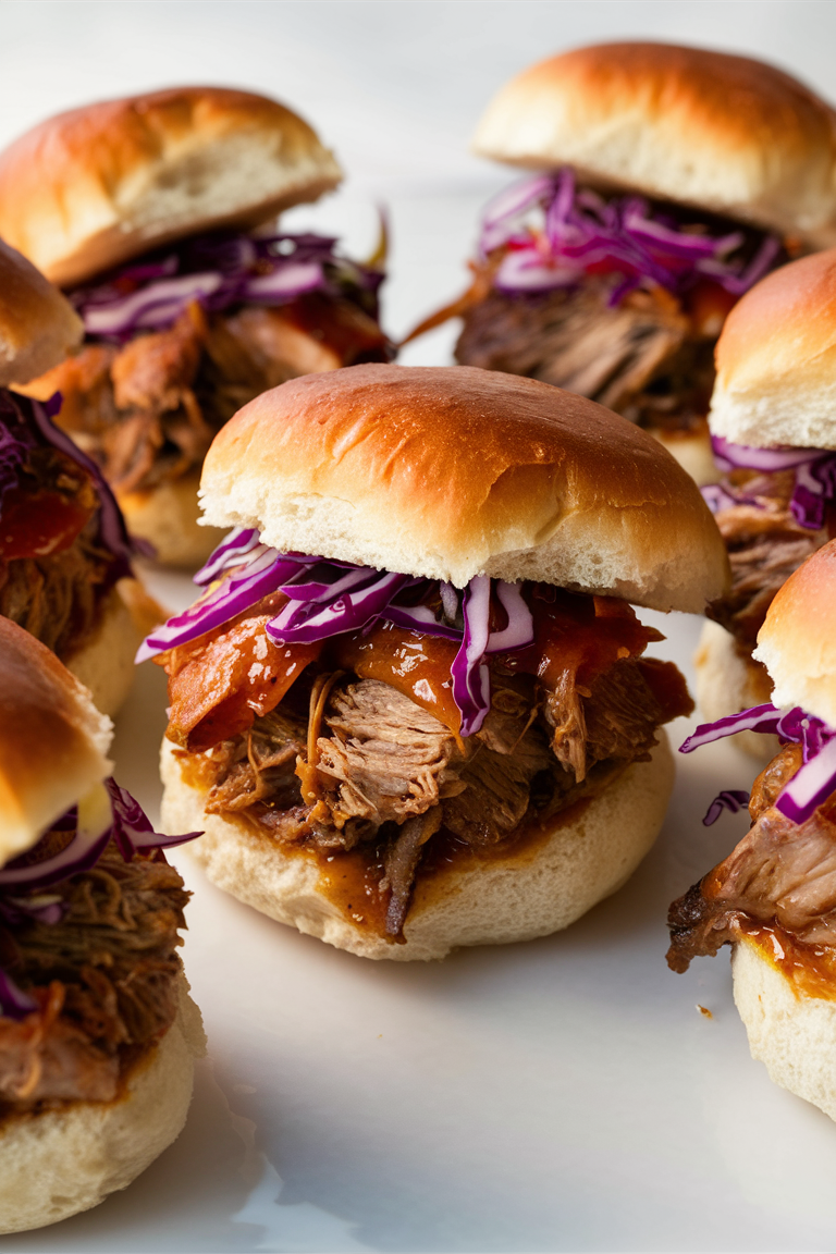 Discover the secret to the best BBQ pork sliders! Tender pulled pork, smoky BBQ sauce, and perfectly toasted buns come together in this must-try recipe. Perfect for parties or a quick family meal! 🎉 #Sliders #BBQRecipe