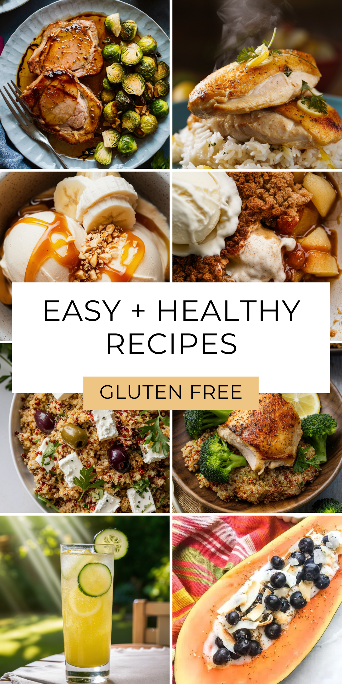 Whip up delicious gluten-free meals in just 30 minutes! Enjoy breakfast, dinner, sides, and dessert recipes that are quick, easy, and perfect for any time of the day. Save time without compromising on taste! 🍳🍝🍰 #GlutenFree #QuickRecipes #TimeSaver