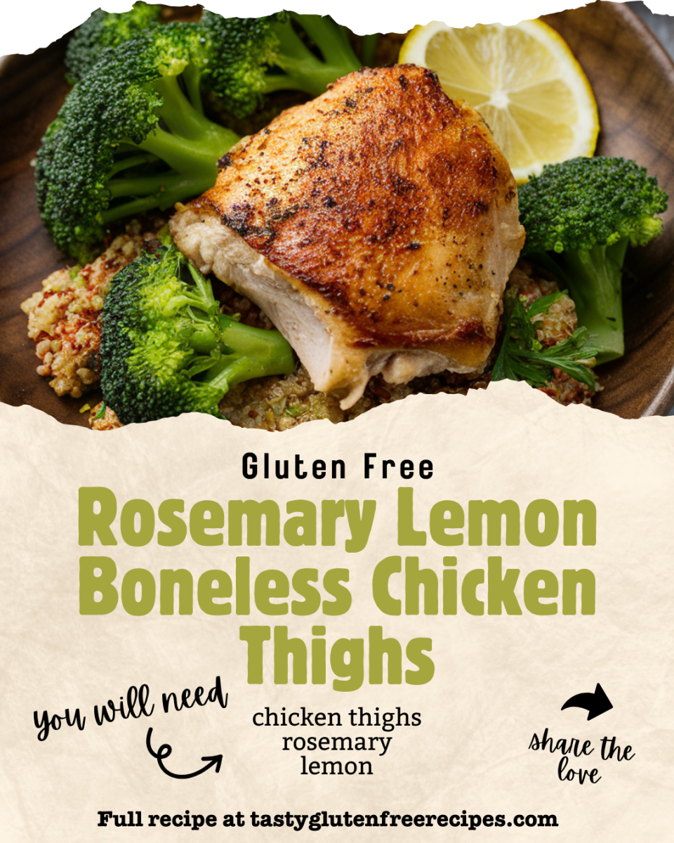Savor the flavors of this delicious Rosemary Lemon Boneless Chicken Thighs recipe! Juicy chicken thighs marinated in fresh rosemary and zesty lemon make for a perfect weeknight dinner or special occasion. Easy, aromatic, and mouth-watering! 😋 #ChickenThighs #LemonRosemary