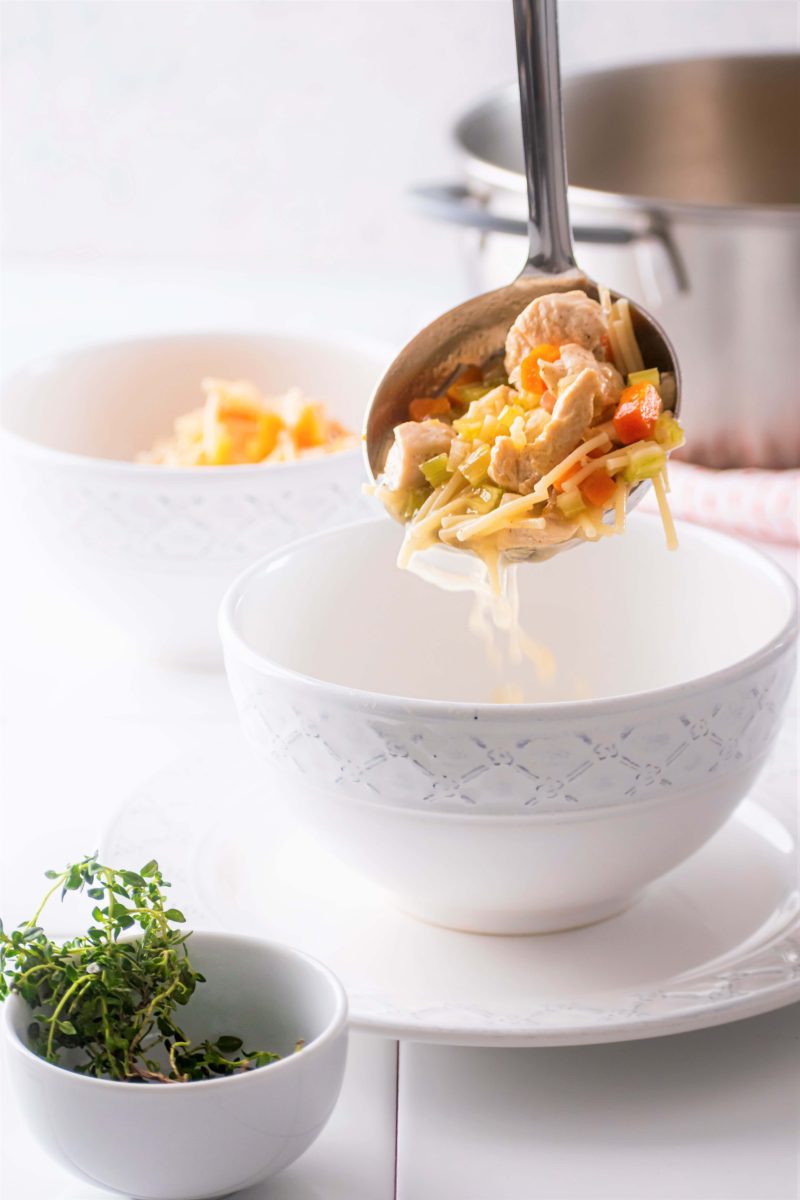 Indulge in the deliciousness of our Gluten-Free San Marino Chicken Fideo Soup! 🍜🌿 This light and tasty soup is perfect for lunch or a light dinner. Complement it with a fresh garden salad for a balanced and satisfying meal. 🥗✨ #HealthyLiving #GlutenFreeEats







