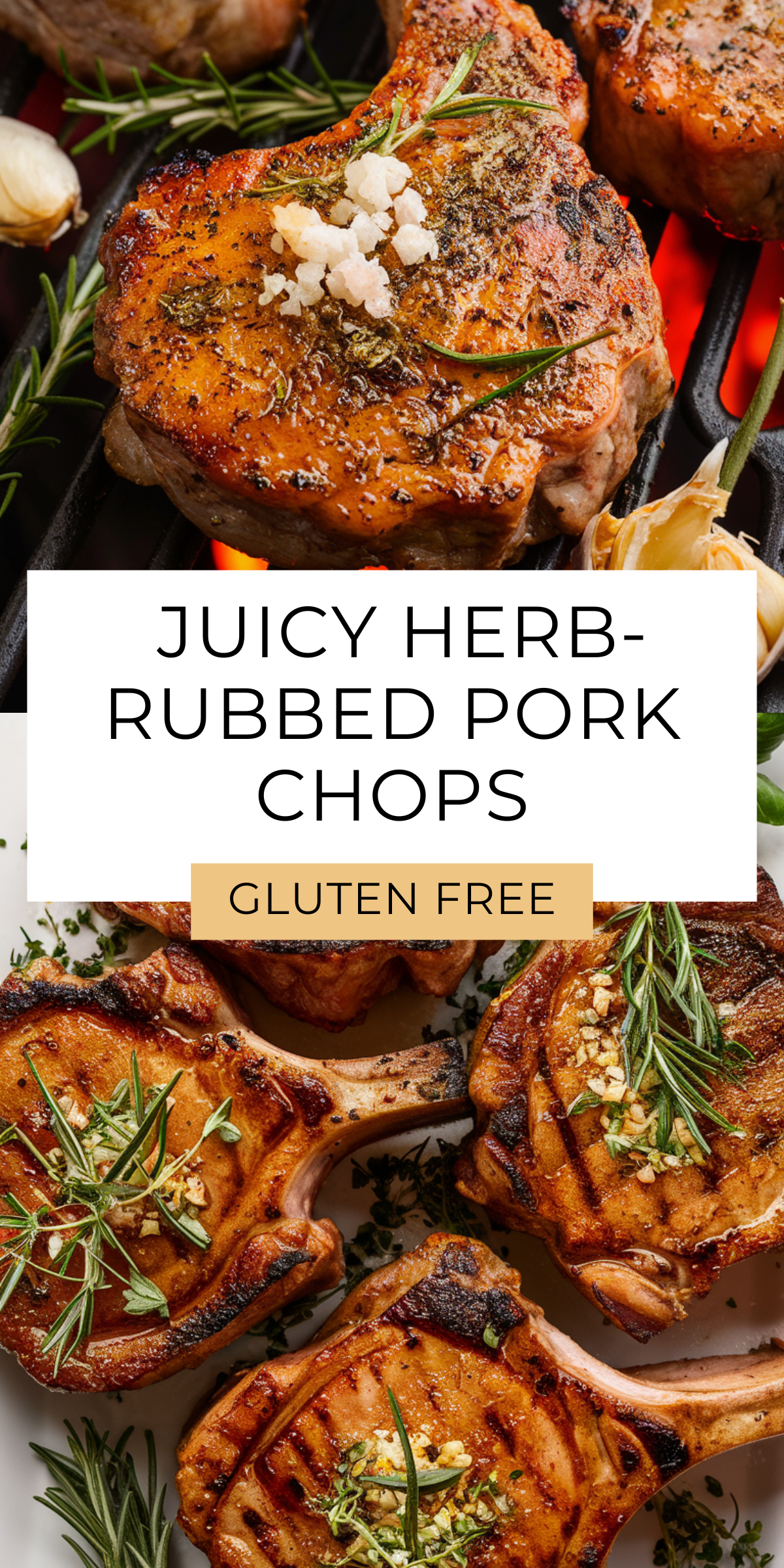 Level up your summer cookouts with these grilled herb-rubbed bone-in pork chops! π The versatile herb rub can be made with whatever herbs you have on hand, fresh from your garden or pantry. π Perfect for adding a burst of flavor to your BBQ nights!