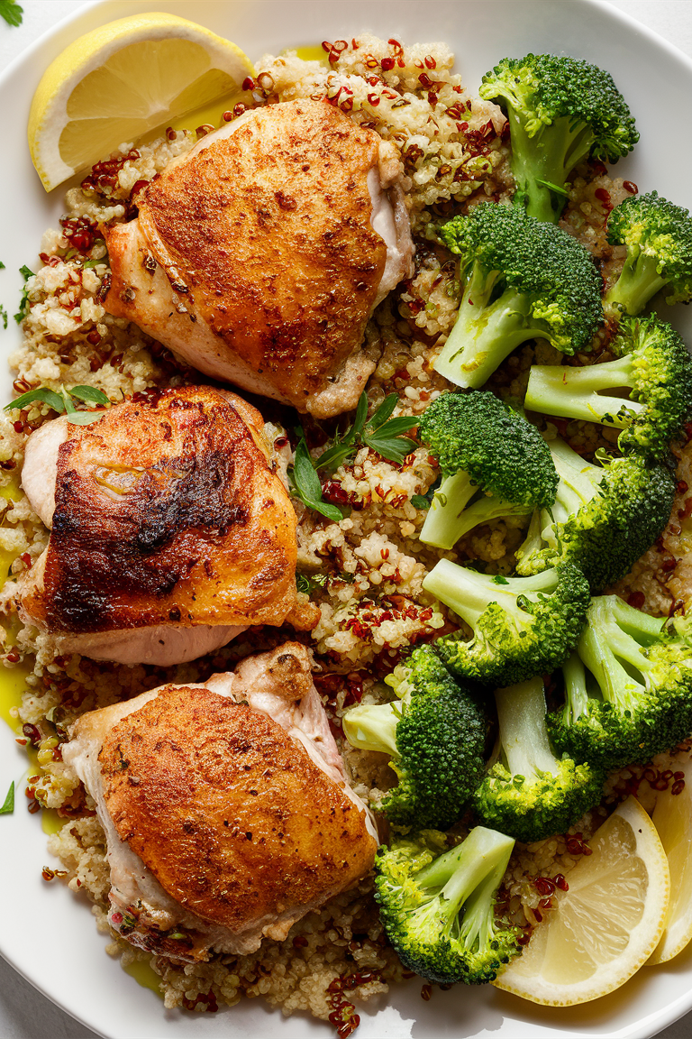 Elevate your dinner game with these Savory Rosemary Lemon Boneless Chicken Thighs! Marinated to perfection with fresh rosemary and tangy lemon, this dish is both flavorful and easy to make. Impress your family and friends tonight! 🍽️ #DinnerIdeas #ChickenDelight