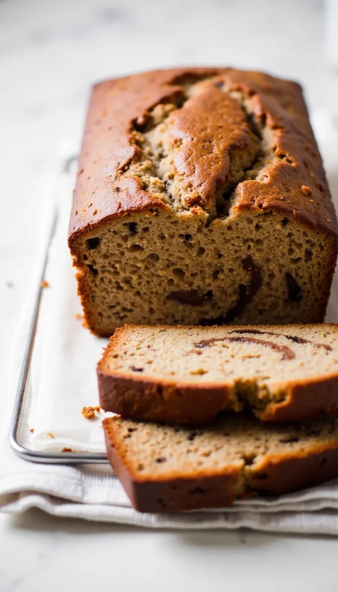 Moist, nutty, and naturally gluten-free—this Tahini Swirl Banana Bread is the stunning twist your baking needs. #bananabread #glutenfreebaking #tahinirecipes